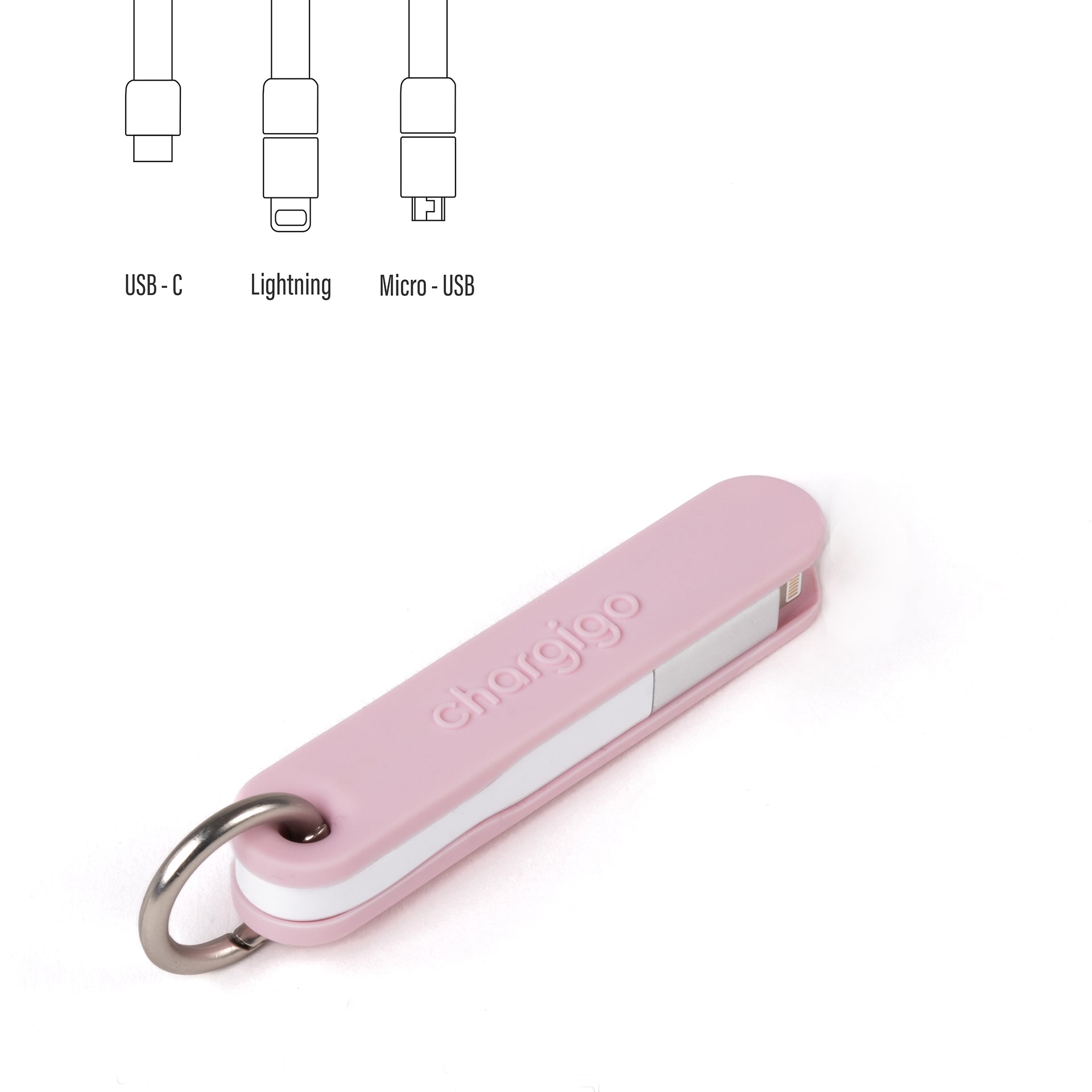 chargigo CableStick M - 4in1 Schnelladekabel