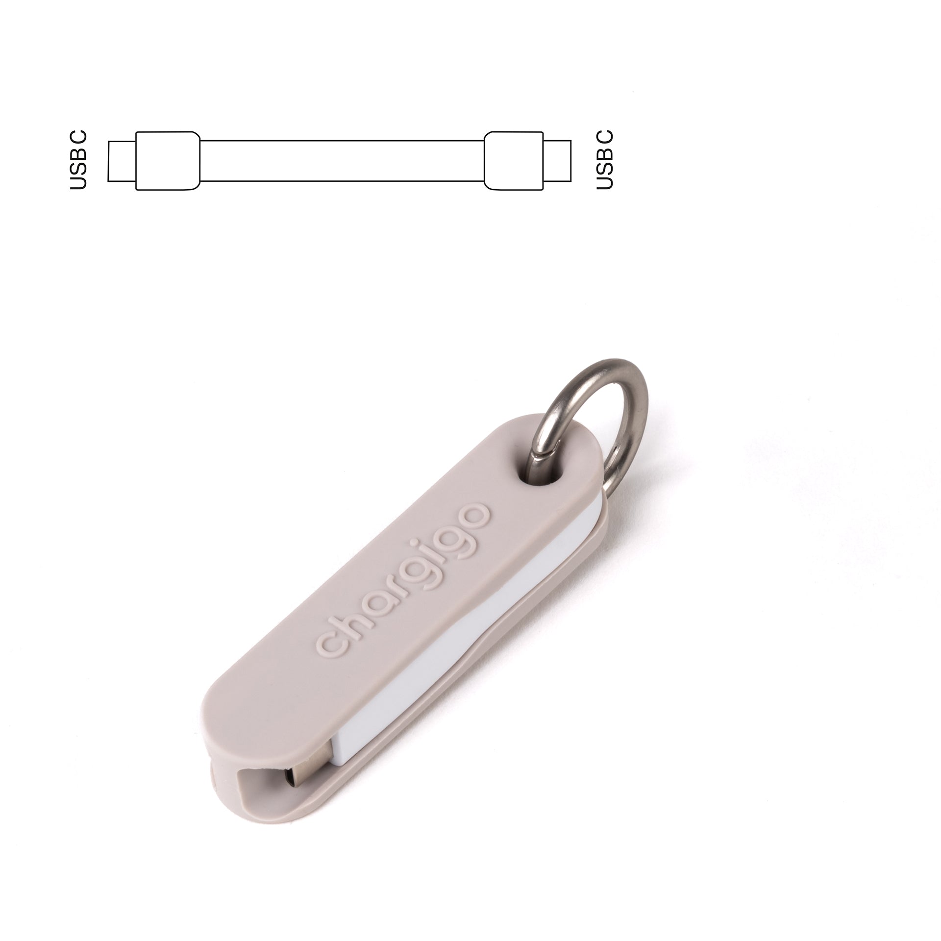 chargigo CableStick S - mini USB C Schnelladekabel